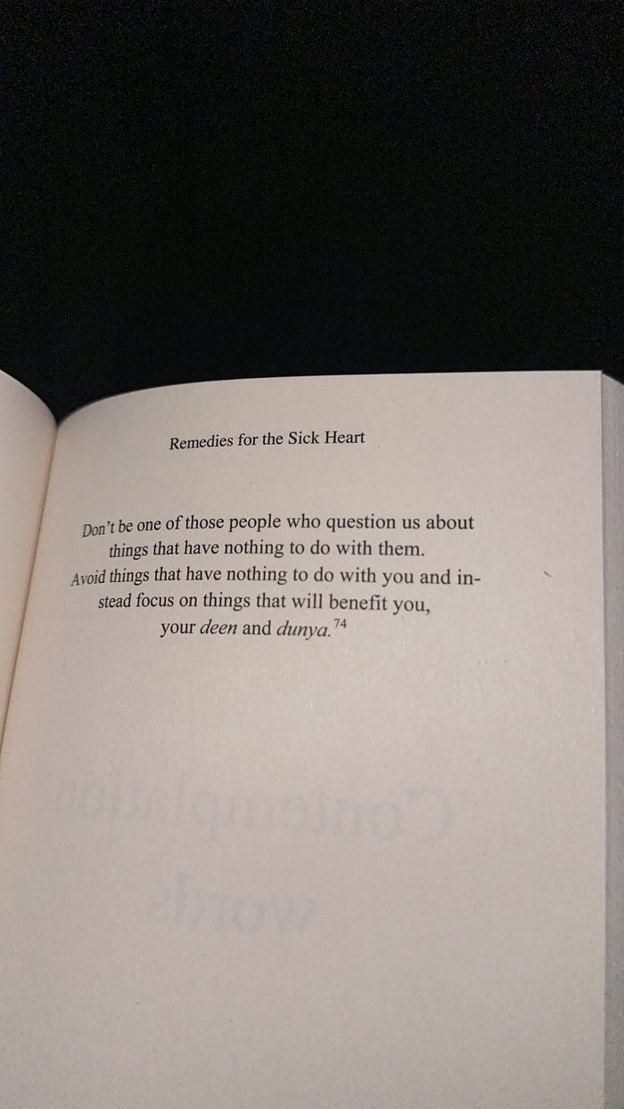 Remedies For The Sick Heart - ibndaudbooks