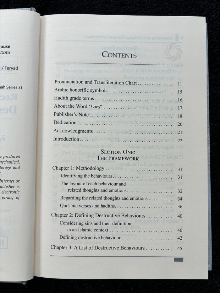 Recognising & Changing Destructive Behaviours - Part 3 (Therapy from the Quran & Sunnah Series)