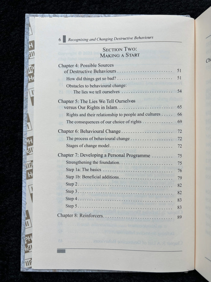 Recognising & Changing Destructive Behaviours - Part 3 (Therapy from the Quran & Sunnah Series)
