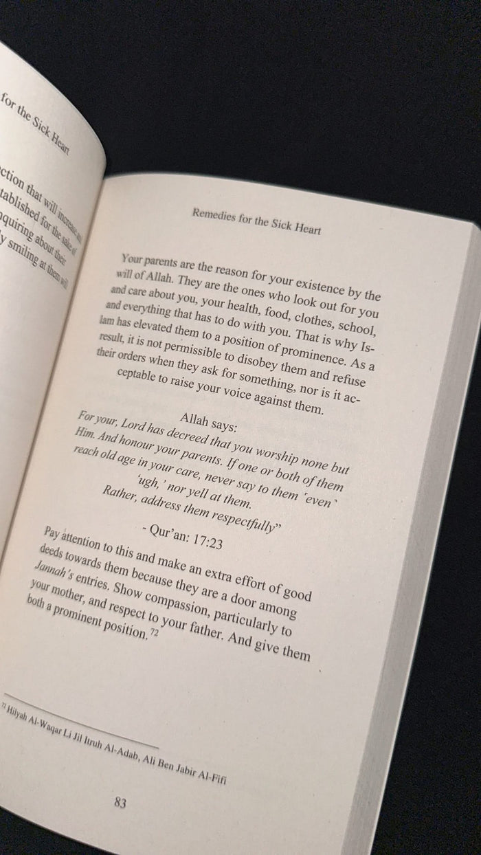 Remedies For The Sick Heart - ibndaudbooks