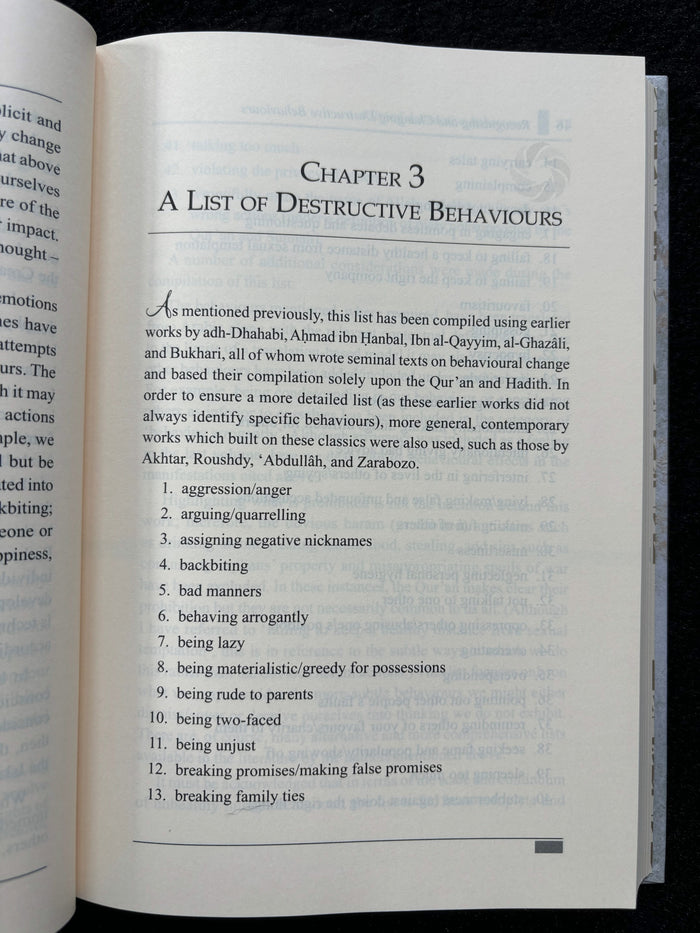 Recognising & Changing Destructive Behaviours - Part 3 (Therapy from the Quran & Sunnah Series)