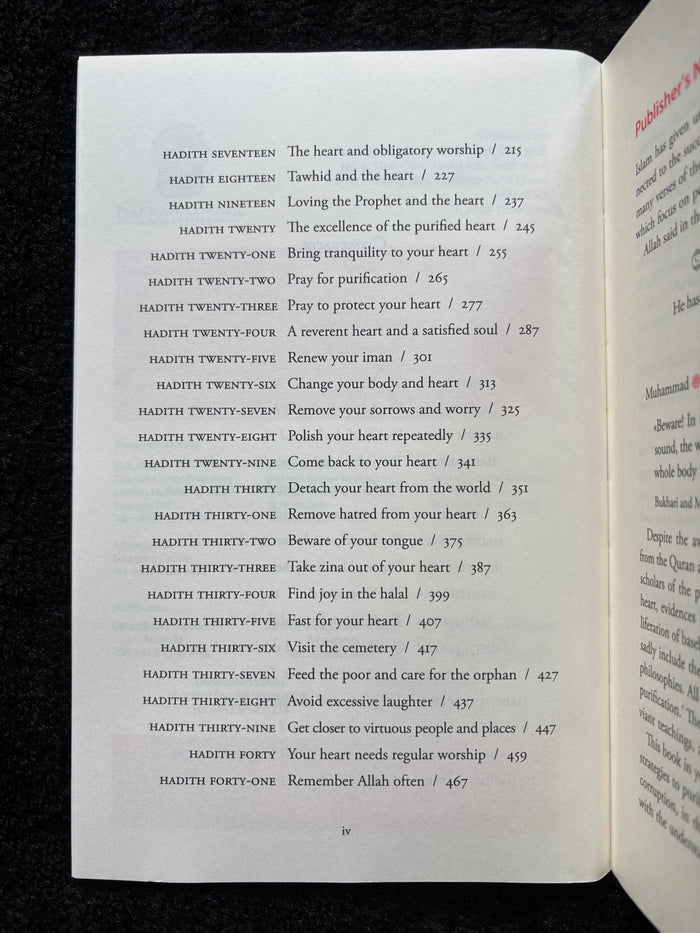 Heart Therapy: Forty Hadiths In Tazkiyah & Soul Purification