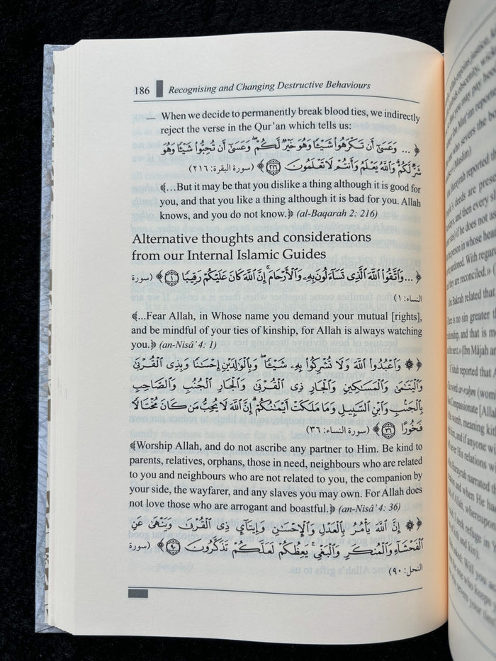 Recognising & Changing Destructive Behaviours - Part 3 (Therapy from the Quran & Sunnah Series)