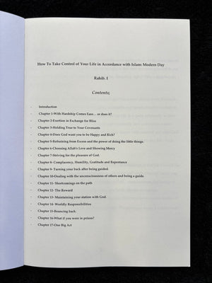 How to Take Control Over Your Life in Accordance with Islam: Modern Day