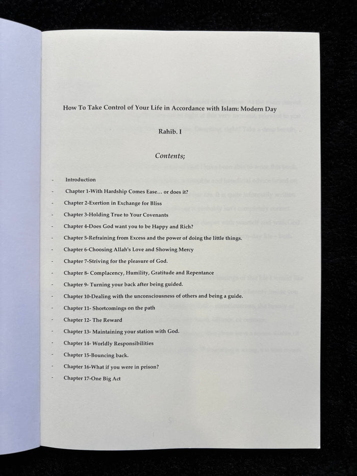 How to Take Control Over Your Life in Accordance with Islam: Modern Day