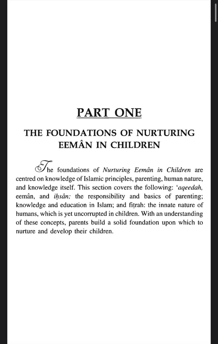 Nurturing Eeman In Children - ibndaudbooks