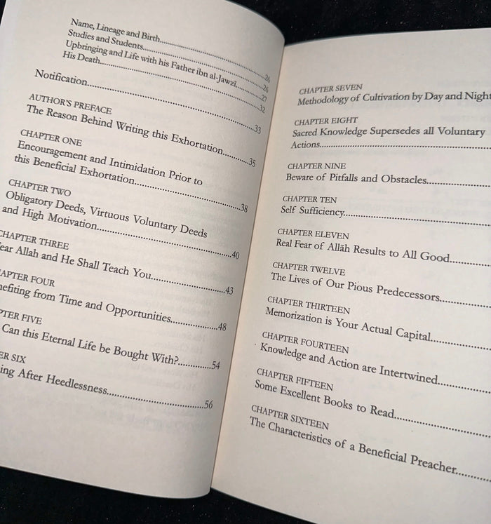 Sincere Counsel to the Students of Sacred Knowledge by Ibn al-Jawzi - ibndaudbooks