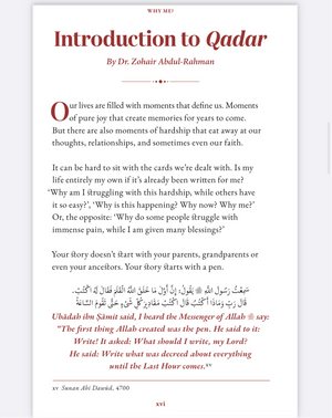 Why Me? Understanding One's Worldly Fate by Omar Suleiman