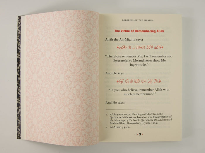 Fortress Of The Muslim - Du'a From The Quran & Sunnah - ibndaudbooks