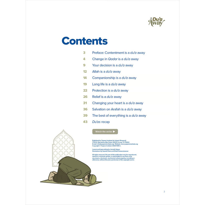 A Du’a Away: A Companion Journal by Omar Suleiman